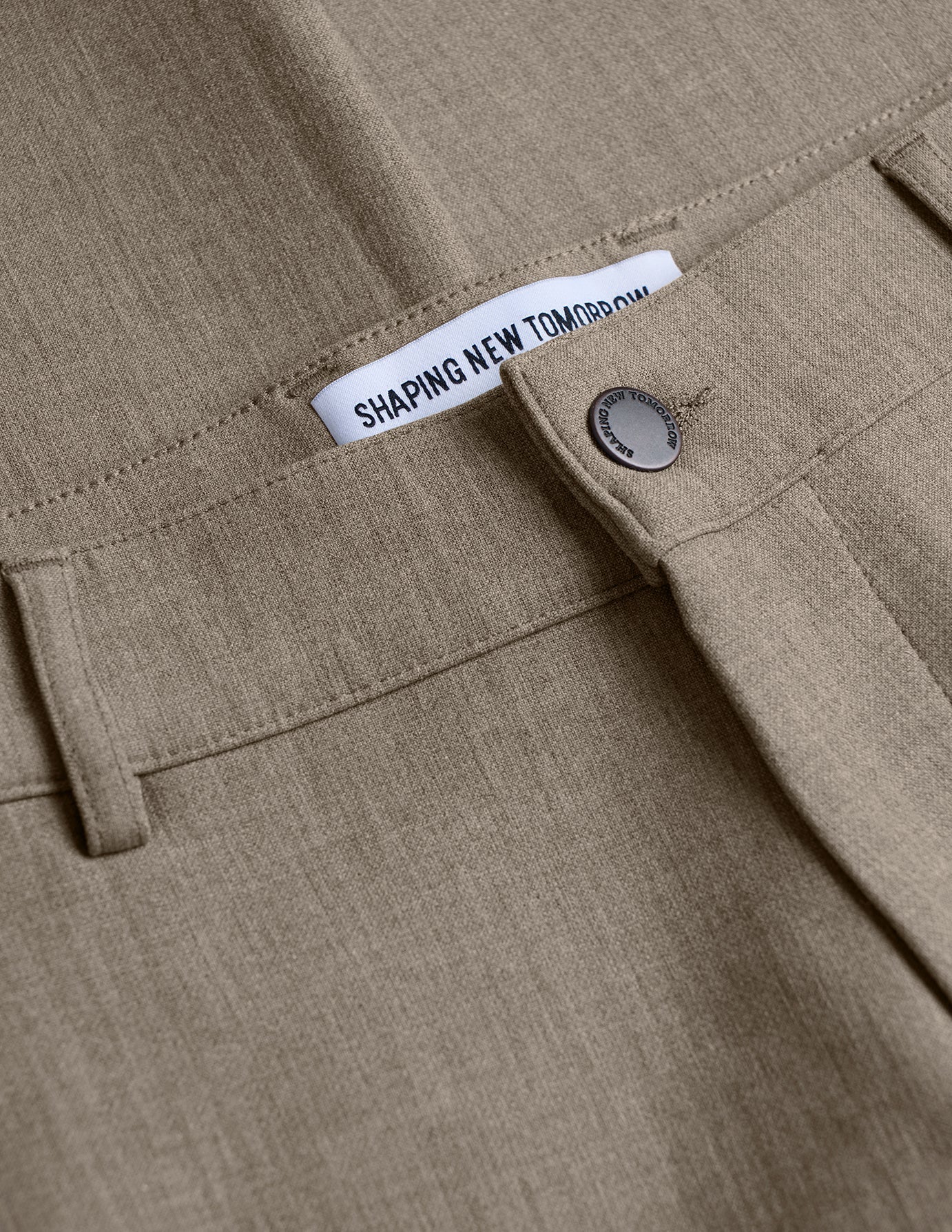 Heavy Edition Pants Slim Khaki Melange 2.0